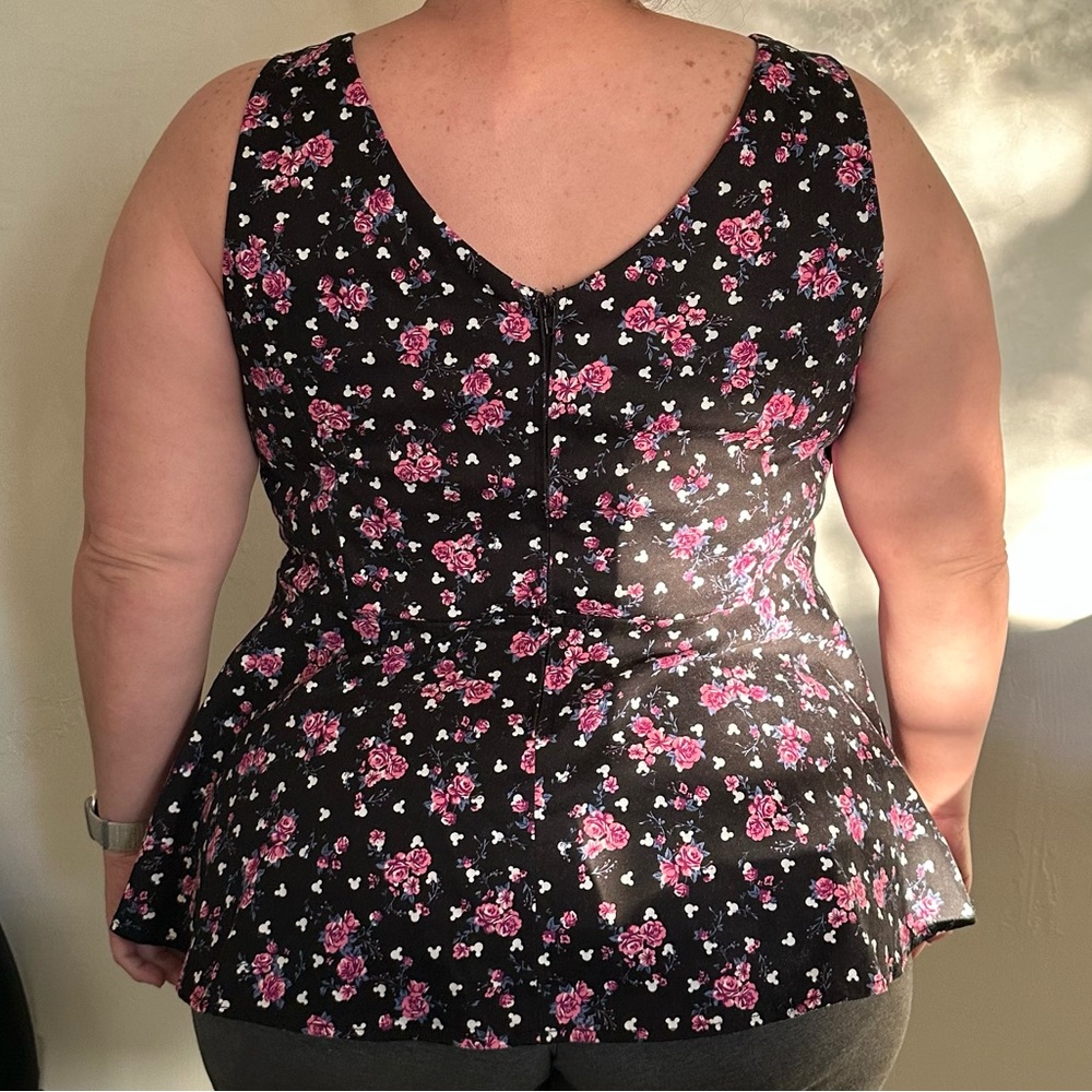 TORRID super cute Disney themed peplum top